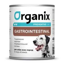 Влажный корм Organix Preventive Line Gastrointestinal для взрослых собак для поддержание здоровья пищеварительной системы, 400 г