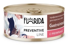 Влажный корм FLORIDA Gastrointestinal Veal для собак при расстройствах пищеварения, с телятиной, 100 г