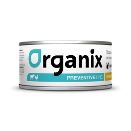 Влажный корм Organix Preventive Line Urinary для кошек профилактика образования мочевых камней у взрослых кошек, 100 г