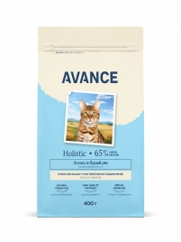 Сухой корм Almo Nature Fish & Rice для взрослых кошек со свежей морской рыбой и коричневым рисом, 400 г