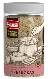 Каша моментальная Четвероногий Гурман для собак, Гурьевская, 300 г