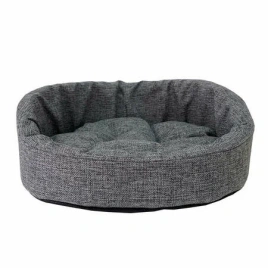 Лежак Homepet для домашних животных, Жаккард Wool №3 серый, 57 см х 45 см х 17 см