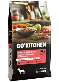 Сухой корм Go'Kitchen Salmon для щенков и собак всех возрастов, с лососем, 9,98 кг