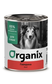Влажный корм Organix Preventive Line Beef для собак, с говядиной, 75 г