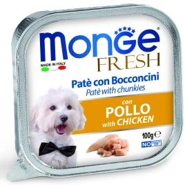 Влажный корм Monge Dog Fresh Chicken для собак с курицей, 100 г
