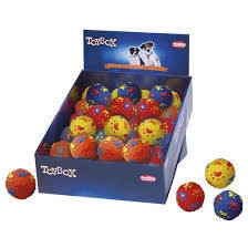 Игрушка NOBBY для собак, дисплей, мяч с лапками, 36 шт, 6,5 см