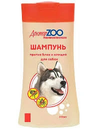 Шампунь Доктор Zoo для собак, антипаразитарный, 250 мл