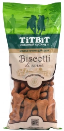 Лакомство Titbit печенье бискотти с рубцом говяжьим для собак, 350 г