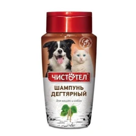 Шампунь Чистотел от блох и клещей, дегтярный универсальный, 220 мл