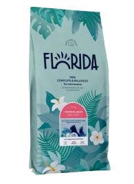Сухой корм FLORIDA Indoor Sterilized 33 Veal для домашних стерилизованных кошек с телятиной и дыней, 12 кг