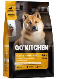 Сухой корм Go'Kitchen Chicken для щенков и собак всех возрастов, с курицей, 5,44 кг