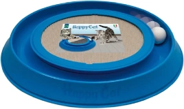 Игрушка Georplast Happycat когтеточка-игрушка с шариком ковролин, 41 см х 38 см х 5 см