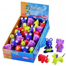 Игрушка NOBBY для собак, дисплей, кролики, 24 шт, 10 см