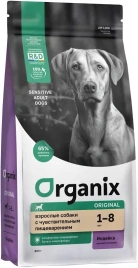 Сухой корм Organix Adult Sensitive Turkey & Vegetables для взрослых собак, с индейкой, фруктами и овощами для чувствительного пищеварения, 800 г
