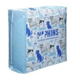 Пеленки Napkins для собак, впитывающие, 30 шт, 60 см х 90 см