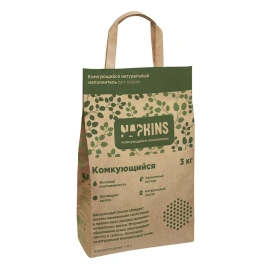 Наполнитель Napkins для кошачьего туалета, комкующийся, 6 л