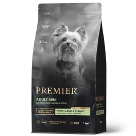 Сухой корм Premier Dog Lamb & Turkey Adult Mini для собак мелких пород, 1 кг