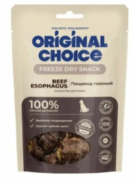Лакомство ORIGINAL CHOICE для собак, пищевод говяжий, 32 г