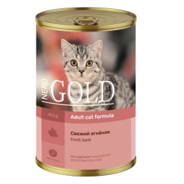 Влажный корм Nero Gold Lamb для кошек "Свежий ягненок", 415 г