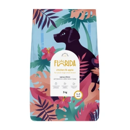 Сухой корм FLORIDA Mini Adult Chicken & Apple для взрослых собак малых пород, с курицей и яблоком, 3 кг