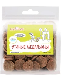Лакомство Dog Fest медальоны с уткой, 500 г