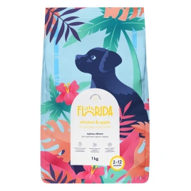 Сухой корм FLORIDA Small Puppy Chicken & Apple для щенков малых пород, с курицей и яблоком, 1 кг