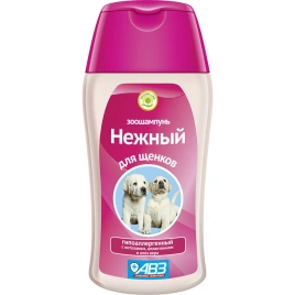 Шампунь Авз Нежный для щенков, гипоаллергенный с хитозаном и увлажняющим комплексом, 180 мл