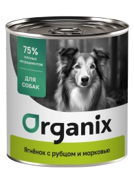 Влажный корм Organix Preventive Line Lamb, Tripe & Carrot для собак, с ягненком, рубцом и морковью, 75 г