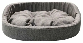 Лежак Homepet Silver для домашних животных, Жаккард Krona №3, 57 см х 45 см х 17 см