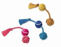 Игрушка NOBBY для собак, Мячи на Веревке, 310 г, 45 см