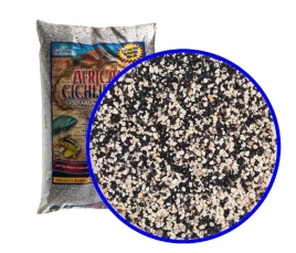 Грунт Caribsea Аква пресноводный Sahara Sand черно-белый, фракция 0,5-1,5 мм, 9 кг