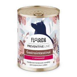 Влажный корм FLORIDA Gastrointestinal Horse Meat для собак при расстройствах пищеварения, с кониной, 340 г