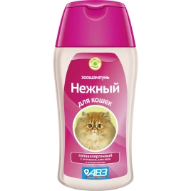 Шампунь Авз Нежный для кошек, гипоаллергенный с хитозаном и аллантоином, 180 мл