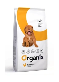 Сухой корм Organix Puppy Large Chicken для щенков крупных пород, с курицей, 12 кг