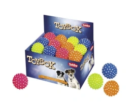 Игрушка NOBBY для собак, дисплей, Мяч С Шипами, 24 шт, 7 см