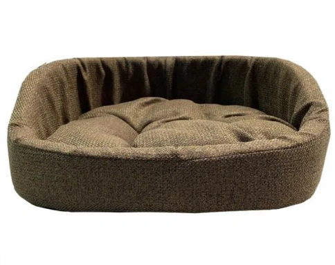 Лежак Homepet Espresso для домашних животных, Жаккард Krona №1, 43 см х 38 см х 15 см фото 1