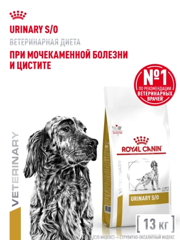 Сухой корм Royal Canin Urinary S/O для собак при мочекаменной болезни и цистите, 13 кг фото 14