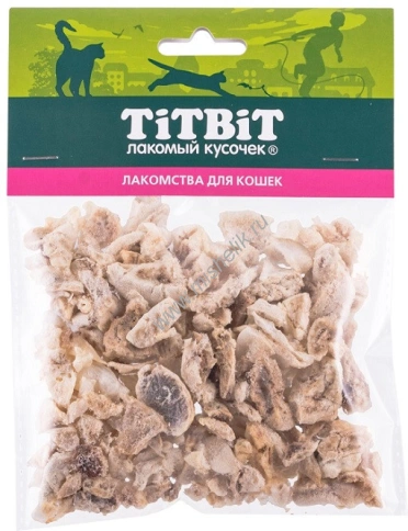 Лакомство Titbit легкое говяжье для кошек, мягкая упаковка, 8 г фото 1