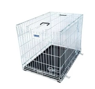 Переноска-клетка SAVIC Dog Residence 61, серая фото 1