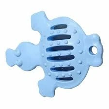 Игрушка Homepet Dental для собак, утка голубая, 13,5 см х 11 см фото 1