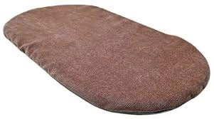 Лежак Homepet Golden Stone для домашних животных, - Silver №1 подушка для пластикового лежака, 45 см х 33 см х 5 см фото 1