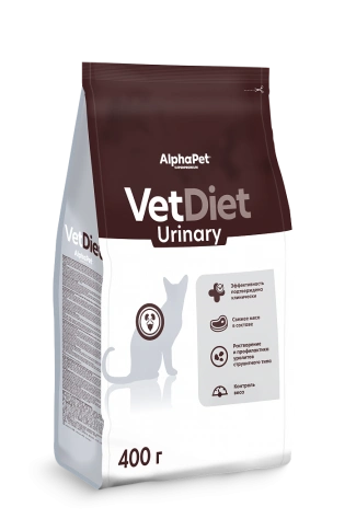 Сухой корм ALPHAPET Veterinary Diet Urinary Adult Cat, 400 г фото 1