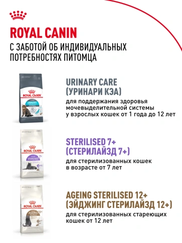 Сухой корм Royal Canin Sterilised для кастрированных котов и стерилизованных кошек, фото 8