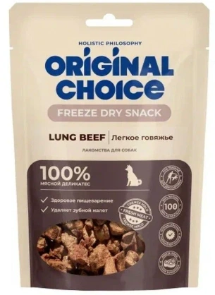 Лакомство ORIGINAL CHOICE для собак, легкое говяжье, 30 г фото 1