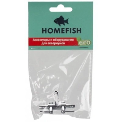 Кран Homefish 2 выхода для шланга фото 1