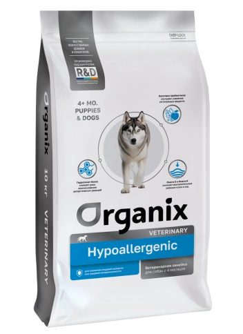 Сухой корм Organix Preventive Line HYPOALLERGENIC для собак для снижения пищевой аллергии или пищевой непереносимости, 10 кг фото 1