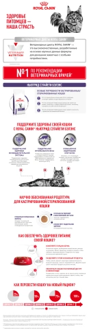 Сухой корм Royal Canin Neutered Satiety Balance для кастрированных котов и стерилизованных кошек до 7 лет, 3.5 кг фото 23