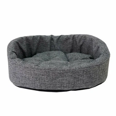 Лежак Homepet для домашних животных, Жаккард Wool №3 серый, 57 см х 45 см х 20 см фото 1
