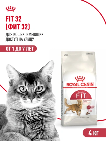 Сухой корм Royal Canin Fit для кошек, 4 кг фото 15