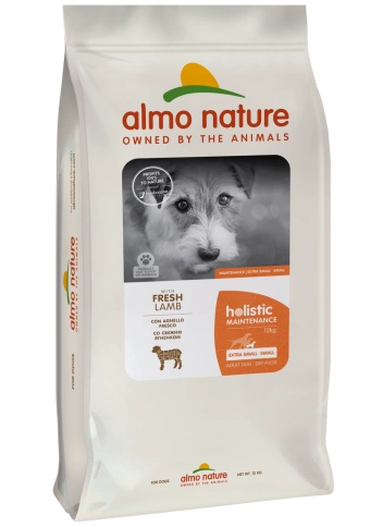 Сухой корм Almo Nature для взрослых собак малых пород со свежим ягненком и коричневым рисом, 12 кг фото 1